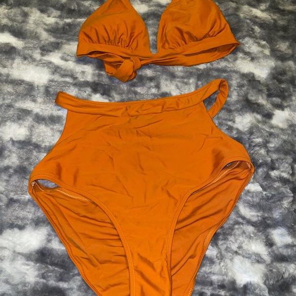 Matte Collection Orange Bikini - Picture 3 of 4